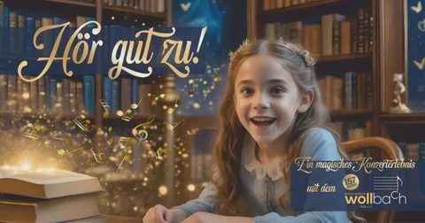 Flyer zum Jahreskonzert 2024: Hör gut zu!