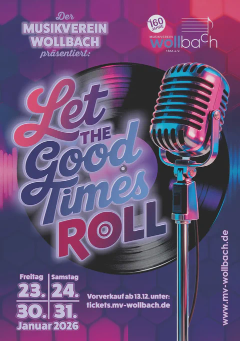 Flyer Jahreskonzert 2026 – Vorderseite