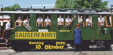 Flyer Sauserfahrt 2026 – Vorderseite