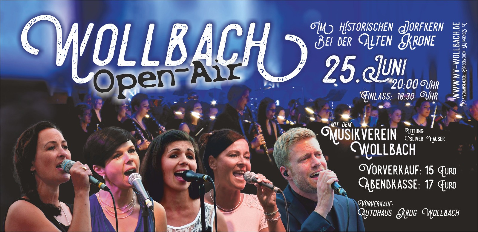 Flyer zum Wollbach OpenAir 2022